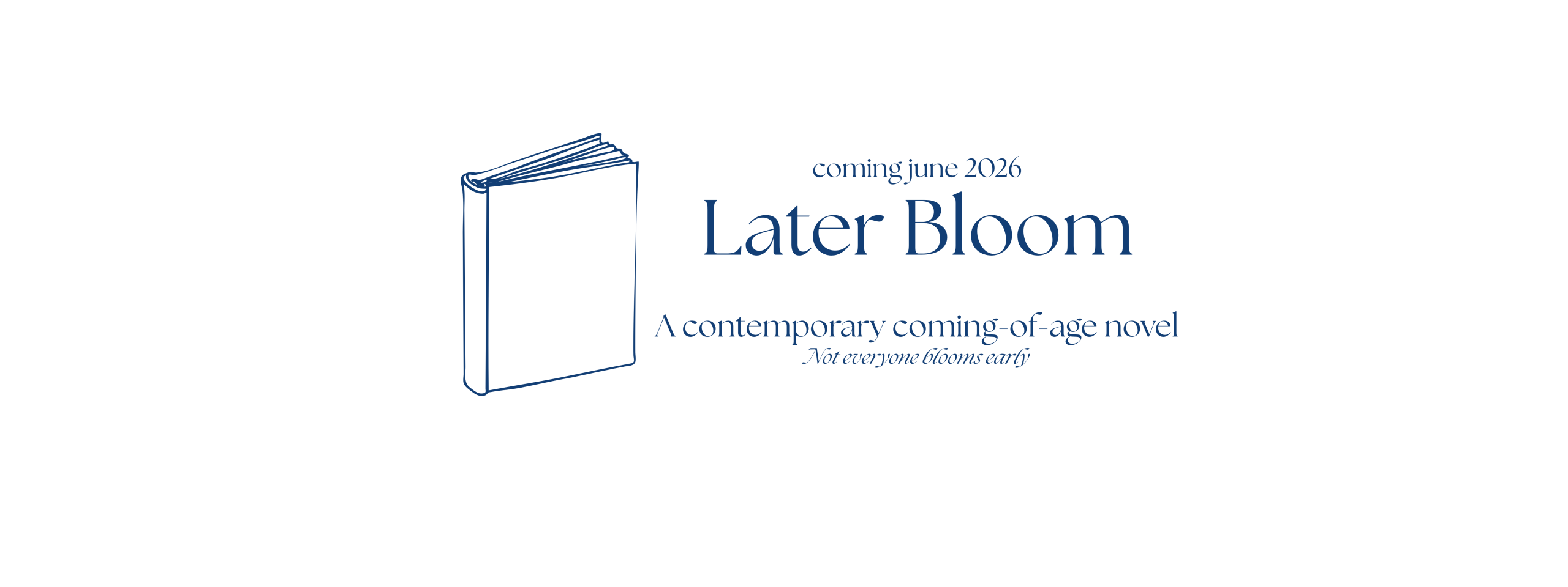Later bloom contemporary coming of age fiction novel for adults